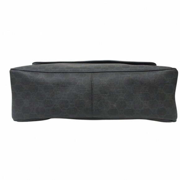 Authentic Gucci GG Plus Large Crossbody Bag Messenger Web Canvas Black Mens - Picture 7 of 10